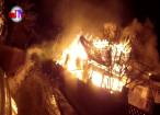 Incendiu puternic la un atelier de tâmplărie din Bosanci