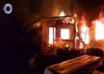 Un puternic incendiu a distrus o gospodărie în localitatea Găinești