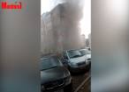 Panică și oameni evacuați după un incendiu într-un bloc din Burdujeni