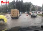 Străzile din Suceava inundate după o ploaie torentială