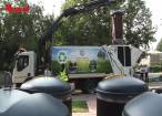 Noul sistem de colectare al deșeurilor, cu containere semi-îngropate, a fost inaugurat